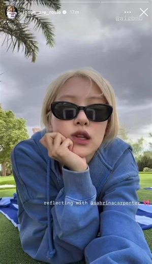 not rosé posted the video three times sjsjsjs is her internet lagging or whats going on 😭😭