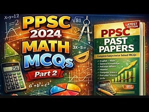 PPSC 2024 Math MCQs | Past Papers Solved | Part 2 | Most Repeated Questions | prime academy
