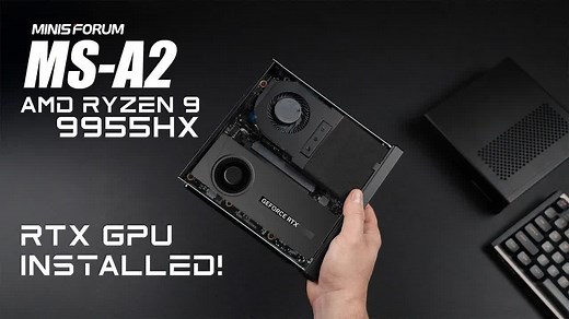 【迷你性能怪兽】Minisforum MS-A2 首发评测：16核锐龙9 独显的1.78升小钢炮！