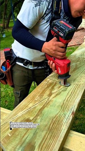 Precision Wood Cutting with Cordless Reciprocating Saw!
