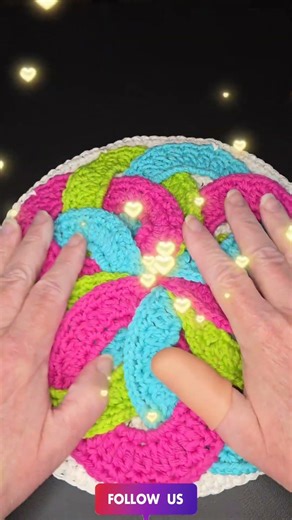 Beautiful Hotpad 😍! Crochet #shorts @wipandchain