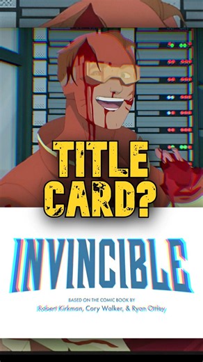Best INVINCIBLE Title Card Ever? #invincible #prime #comics #rex #omniman #superhero #titlecard #fyp