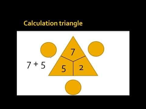 How to calculate a calculation triangle?