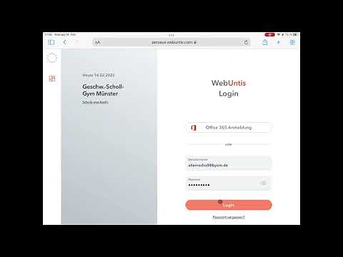 Webuntis für Eltern Registrierung, Abwesenheitsmeldung HD 720p