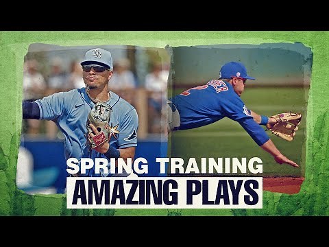 Awesome Spring Training Plays (Dives, Grabs, Throws) | MLB Highlights