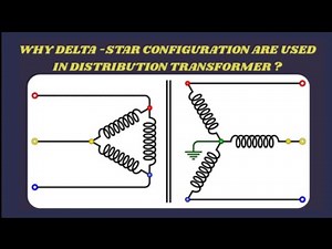 Why Delta -star connected transformers are used for distribution power system .