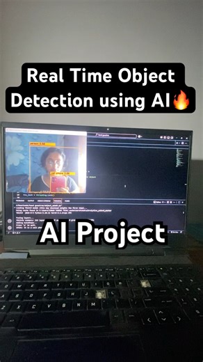 Object detection with AI #ai #ml #model #iot #coding #artificialintelligence #yolov5 #python #vscode