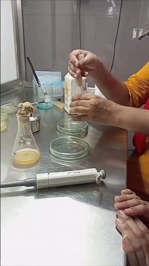 Microbiology: Pour Plate Technique.