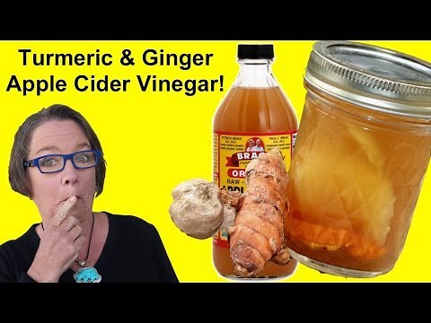 ✅ Apple Cider Vinegar Drink: Turmeric and Ginger Infused!