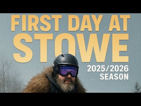 Skiing the Trees Opening Day at Stowe VT: Amazing Day in the Powder