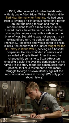 Adolf Hitlers own nephew fought for America and his sons reportedly ended the family bloodline. | Ancient Civilizations and Archaeology