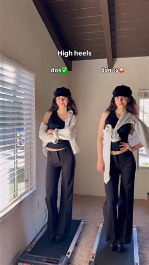 Style/fashion on Instagram: "High heels dos and don’ts!👠😎 #highheel #highheelslover #catwalking #elegantwalk #modelwalk"