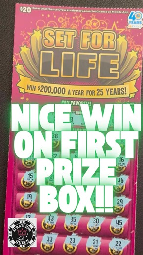 Surprise Win on the Set For Life Ticket! 🍀🍀🍀