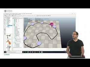 Demonstration of Line Tracking with Obstacle Avoidance (Advanced) | CoppeliaSim (V-REP)