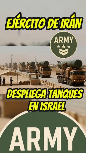 Ejército de Irán despliega tanques en frontera de israel #military #army #militar #soldado | Army Militar