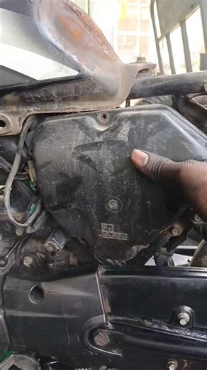 super Splendor bike #air filter change#shortvideo ?