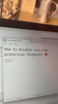 How to disable real time protection permanently 🔥 #windows10 #windows11