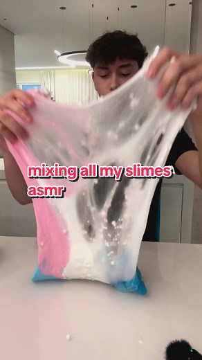 Mixing All My Slimes ASMR | Oddly Satisfying Slime Videos