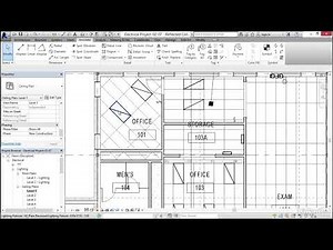 REVIT MEP ELECTRICAL : Creating a lighting circuit