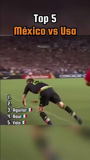 Top 5 Mexico Goals vs USA That Shook CONCACAF 🇲🇽💥🇺🇸