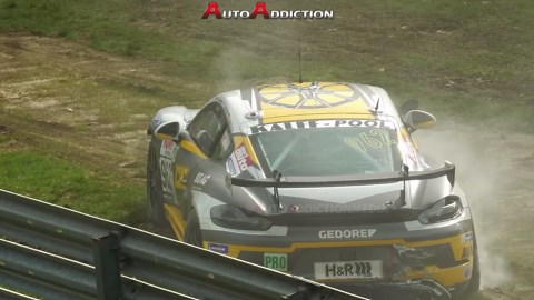 Nürburgring Crash Porsche Cayman 718 GT4 CS - NLS Race 3