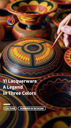 Three colors, 40 steps, a thousand years — meet the living heritage of Yi lacquerware| Sichuan