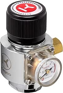 Kegco CO2 Regulator, Mini, Brass