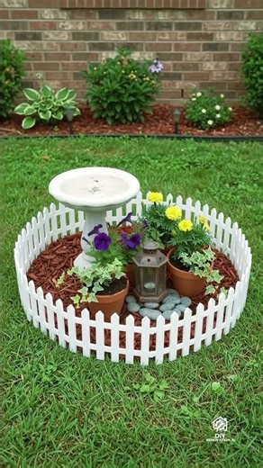 Tiny Backyard Garden Makeover! 🌿 DIY Mini Garden Design Ideas​