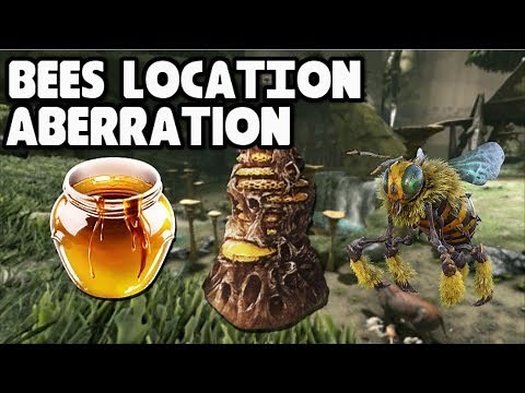 BEE HIVE AND HONEY LOCATION IN ABERRATION! Ark: Survival Evolved