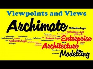 Enterprise Architecture Modelling 05 Archimate - Viewpoints and Views