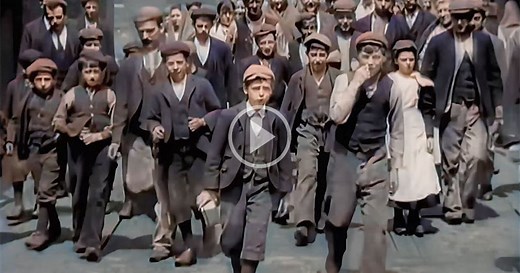 Laborers in Victorian England, 1901 Colorized and Upscaled to 60 FPS