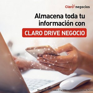 Almacena los archivos de tu negocio en la nube de manera segura con Claro drive Negocio. ☁🔒 Con S/35 al mes, administra y obtén 1 TB de almacenamiento por cada usuario empresarial. 🧑‍💻 Conoce más beneficios de este producto aquí 👉 https://cl4.ro/drivenegocio | Claro Empresas Perú
