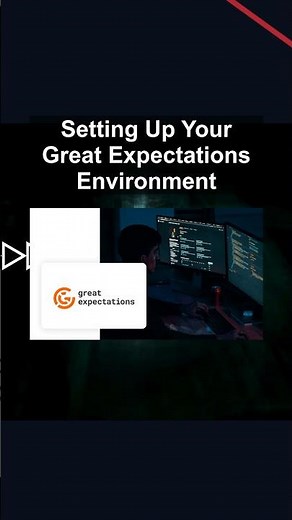 Setting Up Your Great Expectations Environment #ai #artificialintelligence #machinelearning #aiagent