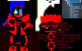 [Undertale Judgement Day]病毒404的模型和技能拆包查看 主题曲