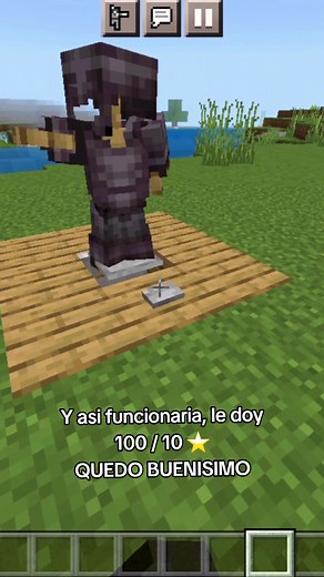 Construcción de Soporte de Armaduras en Minecraft