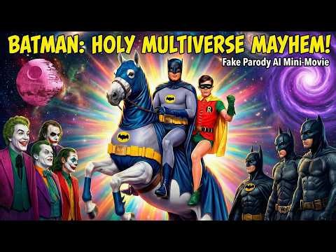 Fake parody AI Batman Movie: Holy Multiverse Mayhem - Grok Imagine #aibatman #grok #aimovie