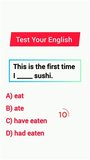 Can You Pass This English Grammar Test? | First Time Sentence Challenge!