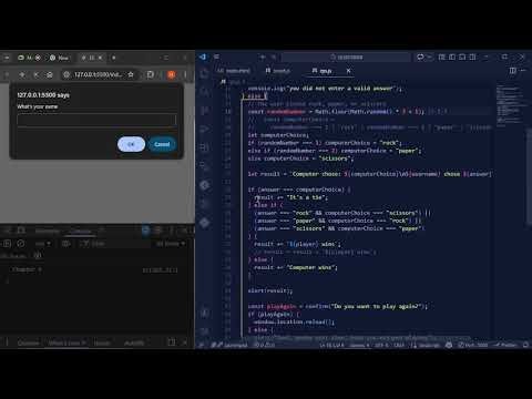 JavaScript for Beginners (Live) 6: Functions | R Functions | Code Refactoring | RPS Game