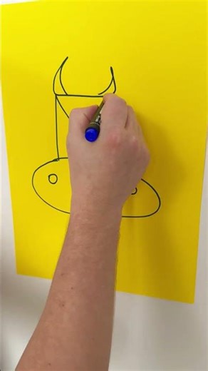 Can You Draw a Cow on Dad’s Shoulders? 🐄✏️ #kids #art