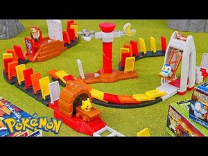 Pokemon Dominoes | Candy Toys 4 Packs Unboxing Opening