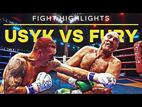 Tyson Fury vs Oleksandr Usyk | Knockouts | Full Fight Highlights | Best Punches