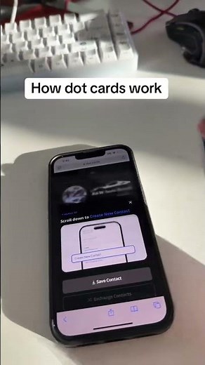 How Dot Cards Work: A Digital Business Card Tutorial#digitalbusinesscard #dotcard