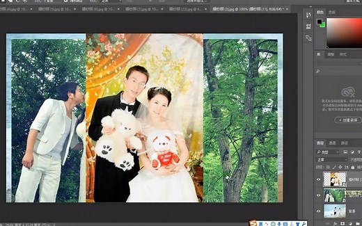 ps文件打开操作视频：多张图像拖入操作方法