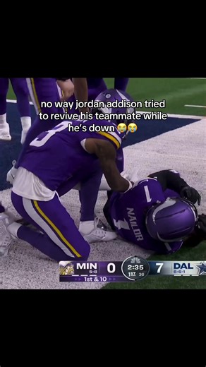 Jordan Addison must’ve been playing too many videogames recently or something 😭😭 #nflfootball #nflmemes #minnesotavikings #vikings #fyp
