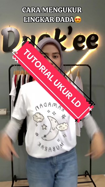 Sedikit tutorial dari Duck'ee buat kmu yang masih bingung ukur lingkar dada🤗