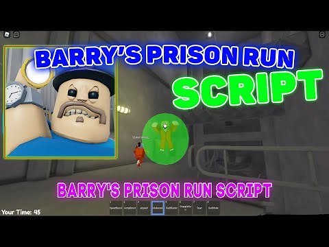 Roblox BARRY'S PRISON RUN! Script | Get All Gamepass | Tools | Admin Menu *2025*