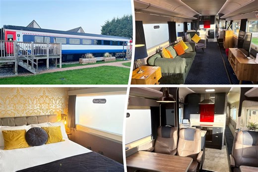 10 stunning pictures of train carriage converted into luxury holiday cottage for sale