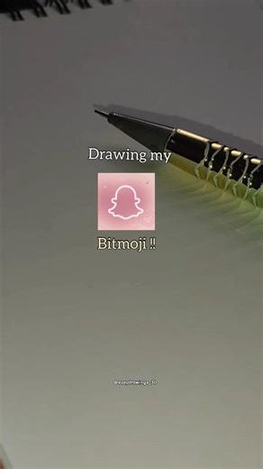 Drawing my Snapchat Bitmoji!! #art #snapchat #subscribe #shorts #ytshorts #smallyoutuber #avatar