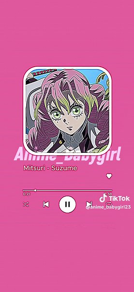 Mitsuri Kanroji Singing Compilation | Anime Voice Suzume Demon Slayer