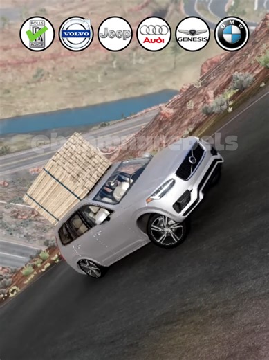 Comparing Cars vs 1400KG Load: Volvo, BMW, and Jeep